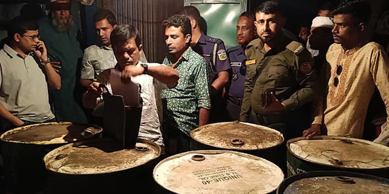 বাড়ি-দোকান-গোয়ালঘরে জ্বালানি তেলের অবৈধ মজুত